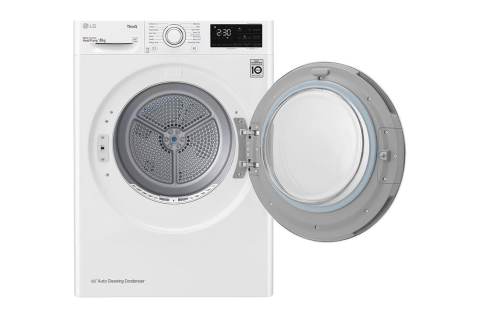 Uscător rufe RH80V9AV3N, 8 kg, pompă de căldură, Dual Inverter, WiFi, alb [1]