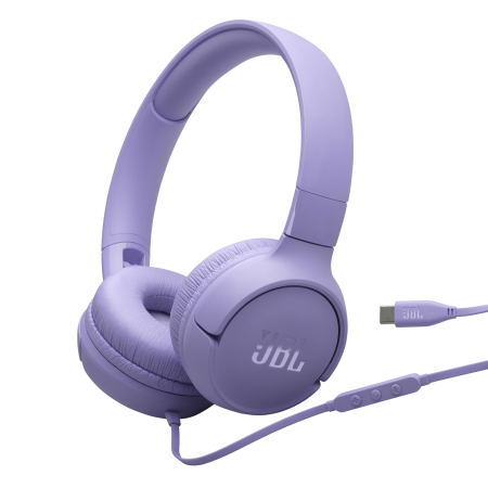 TV, Audio-Video si Foto - Căști on-ear JBL Tune 520C USB-C Purple