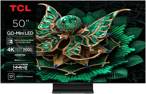 Televizor 50” Mini LED QLED 4K – 144Hz, Google TV, Dolby Vision, HDR10+ [1]