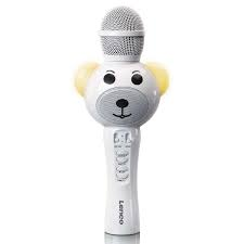 Sisteme Audio - Microfon karaoke Bluetooth – Lenco BMC-060WH cu efecte și lumini