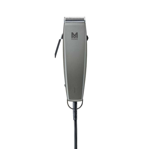 Ingrijire personala - Mașină de tuns profesională Moser Primat 1230-0051, cu fir, 3000 RPM, Star Blade, titan