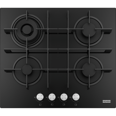 Aparate pentru gatit - Plita Gaz FHMA 604 3G DC BK C Nero