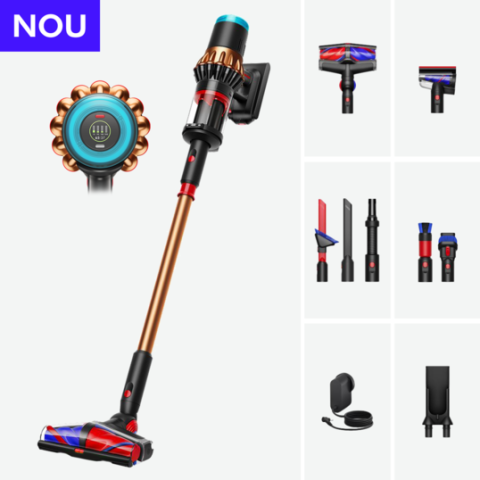 Aspirator vertical fără fir Dyson V16 Piston Animal mit Spezialreinigungsset, 315AW, 70 min, HEPA, accesorii extra [1]