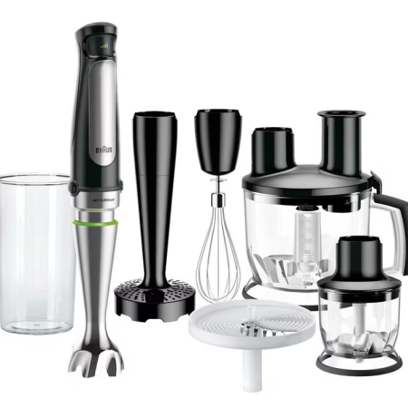 Electrocasnice mici - Braun MultiQuick 7 MQ7087X – Blender vertical & set accesorii complet 1000 W