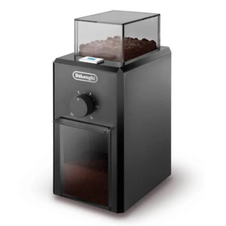 Râsnite de cafea - Râşniţă de cafea DeLonghi KG79, 110 W, burr inox, 120 g boabe, 1-12 ceşti