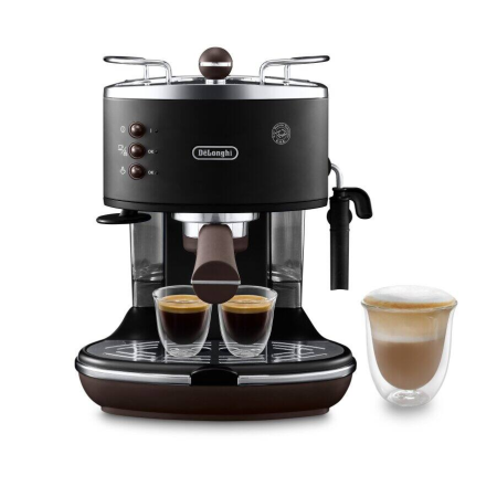 Espressoare independente - Espressor manual De’Longhi Icona ECO311.BK, negru