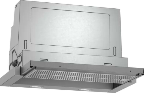 Hote complet integrabile - Hota incorporabila telescopica Neff D46ED52X1, 60 cm, 368 m³/h, 3 viteze, LED, inox