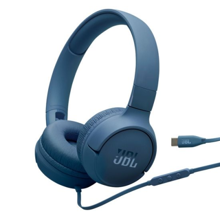 TV, Audio-Video si Foto - Căști on-ear JBL Tune 520C USB-C Blue