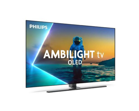 TV, Audio-Video si Foto - Televizor Philips 65OLED810/12, 65 inch (164 cm), OLED, 4K Ultra HD, Smart TV, Ambilight 3 laturi, Google TV