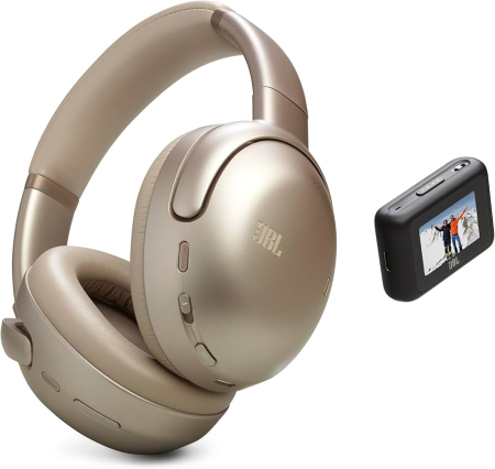 TV, Audio-Video si Foto - Căști over-ear wireless JBL Tour One M3 Latte (JBLTOURONEM3LTT)