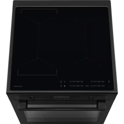 Aragaz electric AEG CIB6499APB, inductie, 73L, clasa A+, autocuratare pirolitica, Hob2Hood, 4 zone, 60 cm [1]