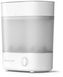 Sanitare - Sterilizator electric cu abur pentru biberoane, 6 biberoane, ciclu 10 minute, alb