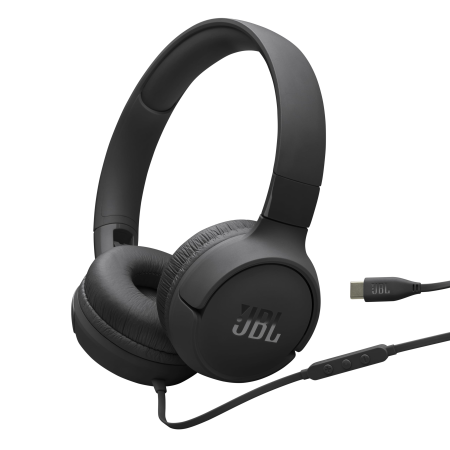 TV, Audio-Video si Foto - Căști on-ear JBL Tune 520C USB-C Black