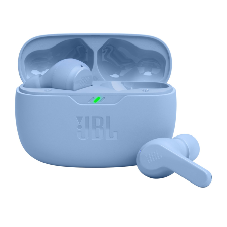 TV, Audio-Video si Foto - JBL Wave Beam 2 Blue sunt căști true-wireless in-ear cu Bluetooth 5.3, sunet JBL Pure Bass, Active Noise Cancelling și funcție Smart Ambient, oferind până la ~40 ore autonomie cu carcasa de încărcare.