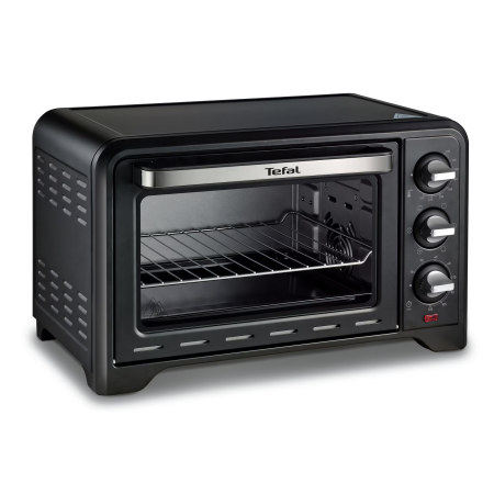 Cuptor Electric Optimo OF444834, 1380 W, tehnologie convecție, 6 programe, 240°C, temporizator, înveliş interior antiaderent, 2 accesorii incluse, 19 L, negru [2]