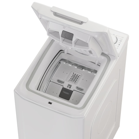 Masina de spalat rufe cu incarcare verticala Candy TCA273D3-S, 7 kg, 1200 RPM, Clasa C, display 3D,Wifi, Alb [1]