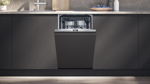 Masini de spalat vase incorporabile - Mașină de spălat vase incorporabilă Siemens iQ300 SR93EX25LE, 10 seturi, 45 cm, Home Connect, autoOpen dry