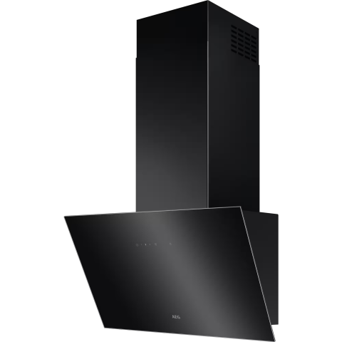 Hote decorative de perete - Hota decorativa AEG DVK5661HB, 60 cm, 710 m³/h, Hob2Hood, control touch, Negru