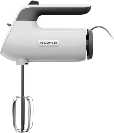 Mixere de mână - Mixer de mână Kenwood QuickMix+ HMP50.000WH, 650 W, viteze variabile + Turbo, accesorii inox