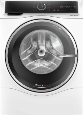 Mașini de spălat rufe si Uscatoare - Mașină de spălat cu uscător Bosch WNC254A40, 10.5/6 kg, 1400 rpm, AutoDry, Home Connect, alb