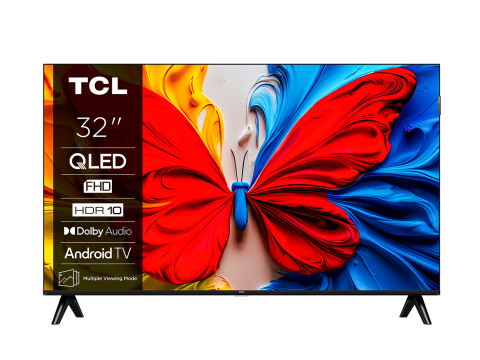 TV - Televizor QLED 32″ – HD Ready, Google TV, HDR10, Dolby Audio, WiFi, negru