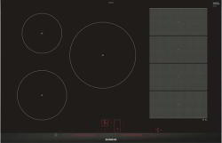 Aparate pentru gatit - Plita incorporabila cu inductie Siemens EX875LYC1E iQ700, 80 cm, varioInduction Plus, Dual lightSlider, negru