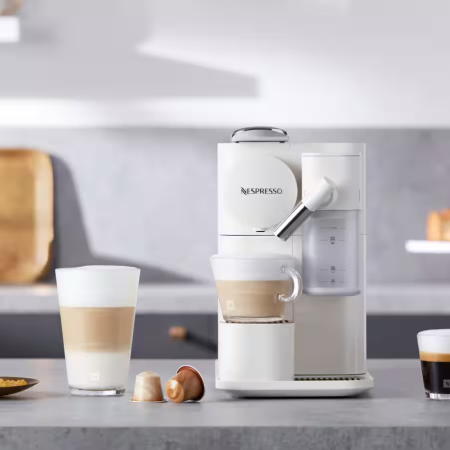 Espressor cu capsule - Espressor capsule De’Longhi Nespresso Lattissima One EN510.W, alb