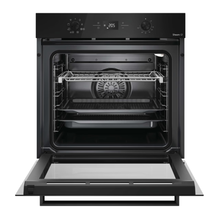 Black, Hydro, Push Pull , Telescopic, SoftClose, AirFry 2T+1G, Easy Steam, 78 L, 6 levels, A+, 30-300grdC, Click&Clean, White Display 9F [2]