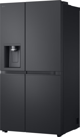 Aparate frigorifice - Frigider Side by Side LG GSLE91EVAC, 628L, No Frost, WiFi ThinQ, dispenser apă și gheață, 179 cm, negru
