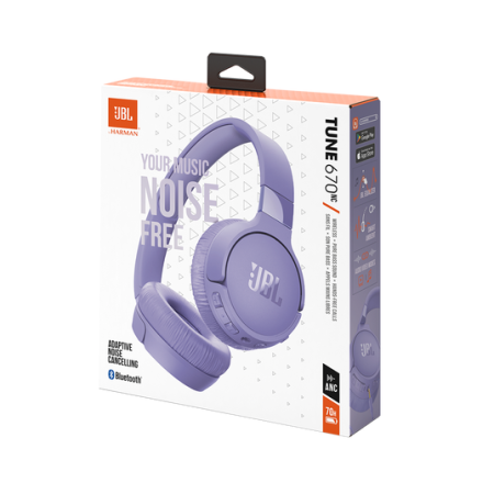 Căști on-ear wireless JBL Tune 670NC Purple [1]