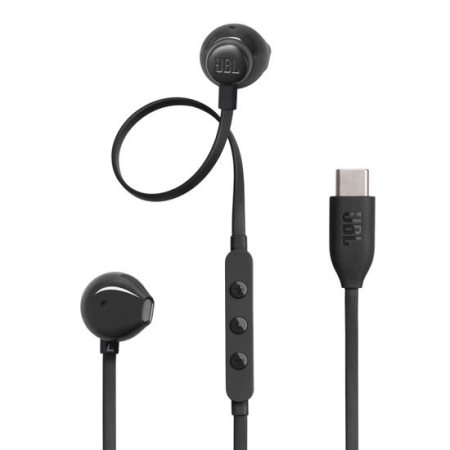 TV, Audio-Video si Foto - JBL Tune 305C – căști in-ear cu fir USB-C, negru