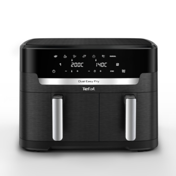 Cuptoare multifuncționale cu aburi - Tefal Dual Easy Fry XXL EY9428E0 — friteuză cu aer cald 11 L, dual-zonă