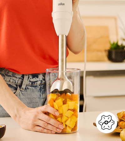 Blender vertical Braun MultiQuick 5 HB501AI-MQ50236MWH, 1000W, set accesorii [1]