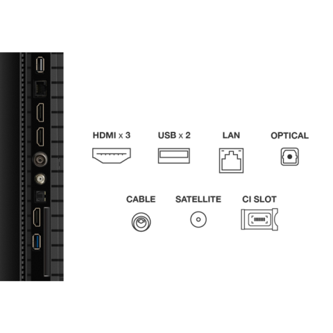 Televizor 214 cm QLED – 4K UHD Smart Google TV, Dolby Vision, HDR10+ [2]