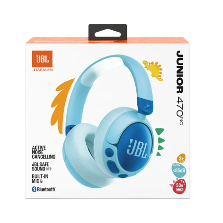 Căști wireless pentru copii JBL JR 470NC Blue [1]
