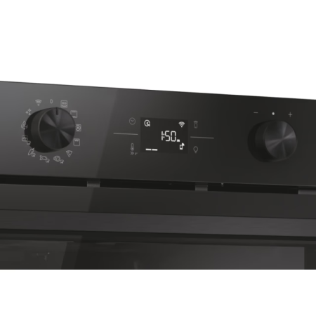 Cuptor incorporabil Candy CA6 N5G3YTB | Electric, Multi-level, 78 litri, Pirolitic + Hidrolitic, Control si continut avansat (Wi-Fi + BLE), Clasa A++, Negru, L x A x I (mm) 595X595X568 [2]