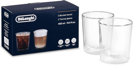 Accesorii electrocasnice - Set 2 pahare De’Longhi DLSC318 Hot & Cold Small 270 ml
