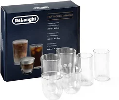 Accesorii electrocasnice - Set pahare De’Longhi Hot & Cold DLSC326 6 piese