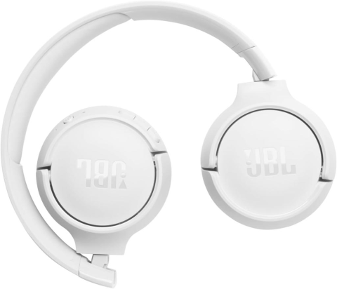 TV, Audio-Video si Foto - Căști Wireless JBL Tune 525BT, Bluetooth 5.3, JBL Pure Bass Sound, 57 Ore Autonomie, Multipoint, Alb