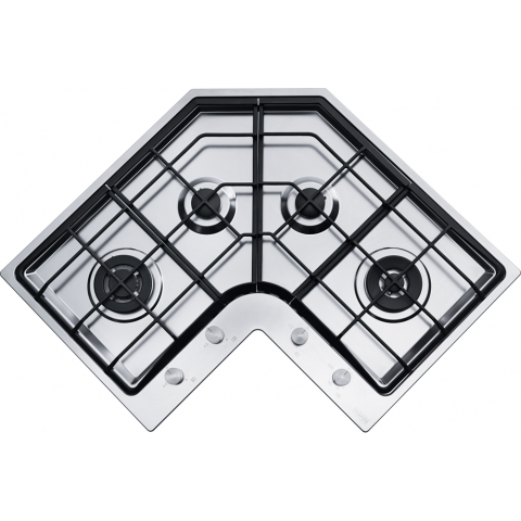 Aparate pentru gatit - Plita Gaz COR 4 3G TC XS C Inox