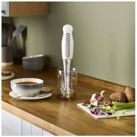 Blendere de masă - Blender vertical Kenwood Triblade HDP106WG, 600 W, 0.5 L, 1 viteză + Turbo