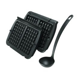 Accesorii - Accesoriu pentru gofre Tefal XA724810, compatibil cu OptiGrill+ și OptiGrill Elite, plăci cu înveliș antiaderent, compatibil cu mașina de spălat vase, seriile GC706xxx, GC71xxx, GC73xxx, GC75xxx, negru