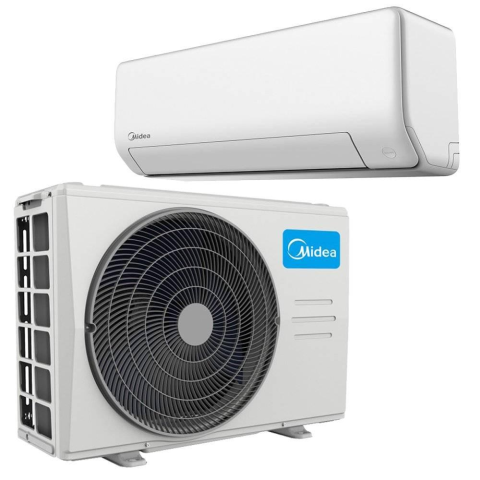 Aere condiționate - Aparat de aer conditionat Midea All Easy Pro Nordic 12000 BTU MSEPBU-12HRFN8 / MOX230-12HFN8-Ǫ V1, UV Pro, InstaHeater, Incalzire -25°C, WiFi Integrat