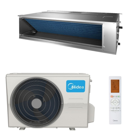 Aparat de aer conditionat tip duct Midea 24000 BTU MTJ-24HWFNX(GA) A7 / MOX430U-24HFN8-Q(GA) V1, Inverter, montaj tavan fals [1]