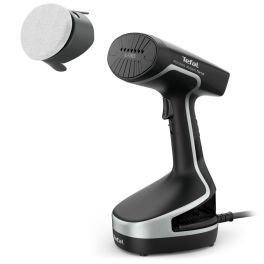 Îngrijirea țesăturilor - Aparat de călcat vertical cu abur Access Steam 2 în 1 TEFAL DT8270E1, 2000 W, jet de abur 90 g/min, functie AUTO OFF, Negru