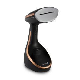 Aparate de călcat vertical - Aparat de călcat vertical cu abur Tefal Access Steam Care DT9100E0, 1600 W, abur 30 g/min, 40 sec, 3 funcții, suport detasabil, 3 accesorii, negru/maro
