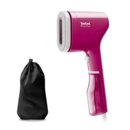 Aparate de călcat vertical - Aparat de călcat vertical cu abur Tefal Pure Pop DT2023F0, 1300 W, abur variabil până la 20g/min, recipient apa 70 ml, încălzire rapidă 15 sec, roz