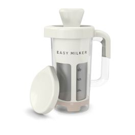 Blendere - Aparat pentru preparat lapte vegetal Tefal Easy Milker VZ700AE0, 1 L, bază detașabilă, crem