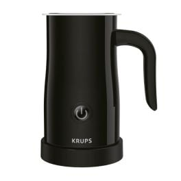 KRUPS - Aparat pentru spumat laptele Krups XL100810, 150 ml, 500 W, baza rotativa, invelis antiaderent, Negru