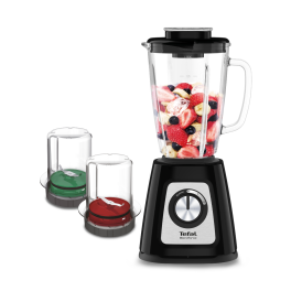 Prepararea alimentelor - Blender BlendForce 2 BL438831, tehnologie Powelix, 800 W, 6 lame inox, 3 programe inteligente, Air Cooling, Smart Lock, Easy Safety, Easy Clean, 2 accesorii râșniță și tocător, 1.75 L, negru